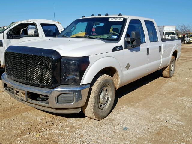 1FT7W2AT5BEC95278 - 2011 FORD F250 SUPER WHITE photo 2