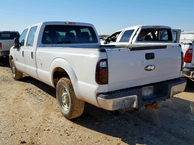 1FT7W2AT5BEC95278 - 2011 FORD F250 SUPER WHITE photo 3