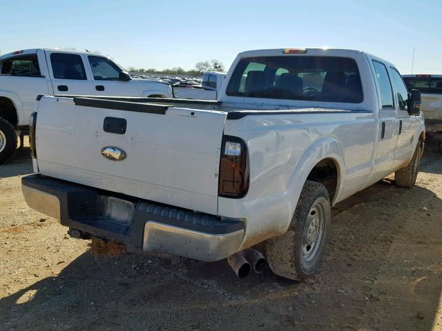 1FT7W2AT5BEC95278 - 2011 FORD F250 SUPER WHITE photo 4