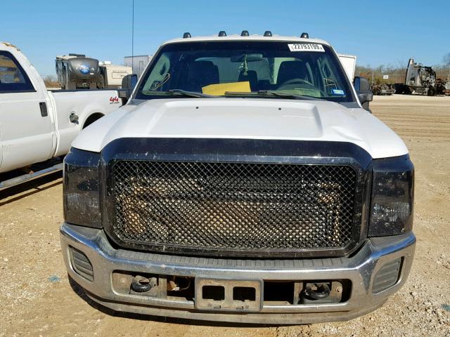 1FT7W2AT5BEC95278 - 2011 FORD F250 SUPER WHITE photo 9