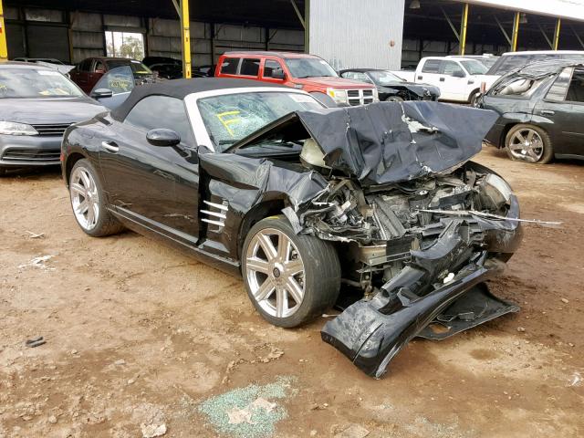 1C3AN65L25X031135 - 2005 CHRYSLER CROSSFIRE BLACK photo 1