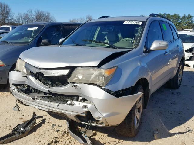 2HNYD28257H504410 - 2007 ACURA MDX SILVER photo 2