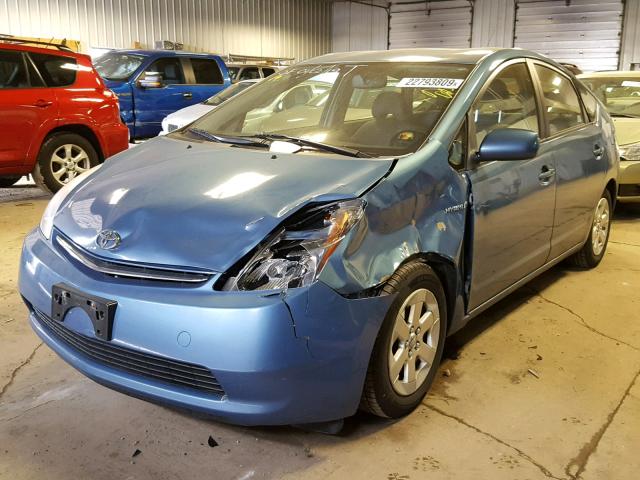 JTDKB20U187703305 - 2008 TOYOTA PRIUS BLUE photo 2
