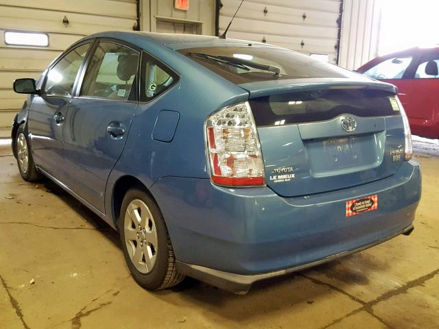 JTDKB20U187703305 - 2008 TOYOTA PRIUS BLUE photo 3