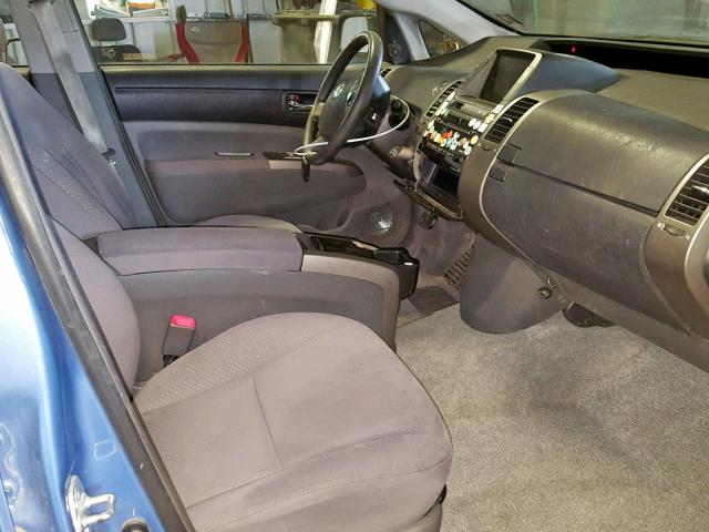 JTDKB20U187703305 - 2008 TOYOTA PRIUS BLUE photo 5