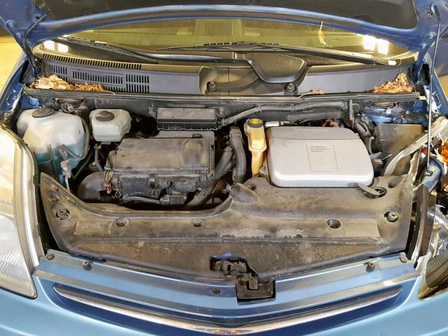 JTDKB20U187703305 - 2008 TOYOTA PRIUS BLUE photo 7