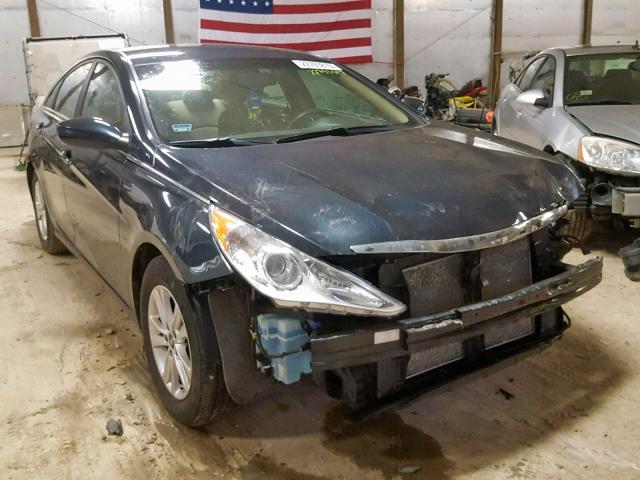 5NPEB4AC2DH734860 - 2013 HYUNDAI SONATA GLS BLUE photo 1