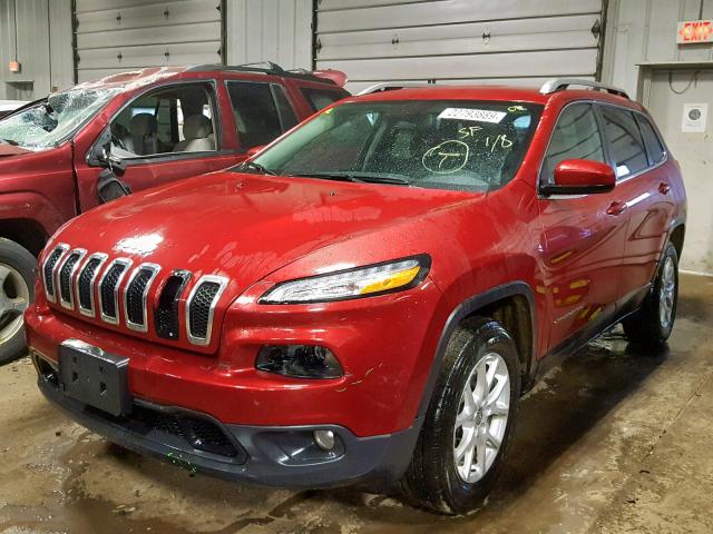 1C4PJMCS6HW601275 - 2017 JEEP CHEROKEE L BURGUNDY photo 2