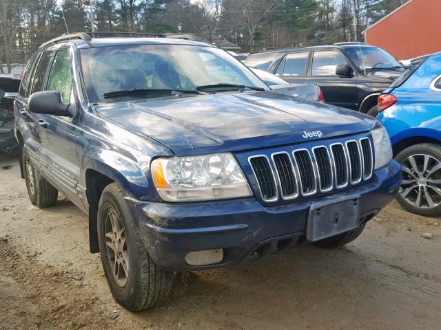 1J4GW58N21C545797 - 2001 JEEP GRAND CHER BLUE photo 1