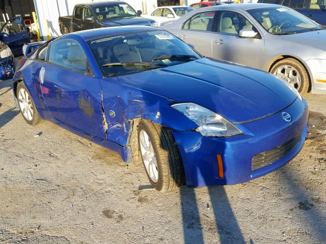 JN1AZ34D64M104230 - 2004 NISSAN 350Z COUPE BLUE photo 1