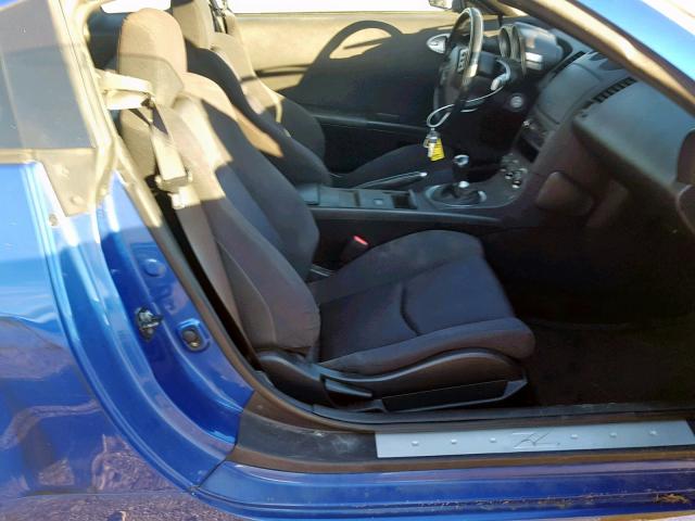 JN1AZ34D64M104230 - 2004 NISSAN 350Z COUPE BLUE photo 5