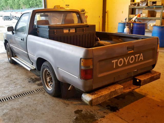 JT4RN81R3K0017351 - 1989 TOYOTA PICKUP 1/2 GRAY photo 3