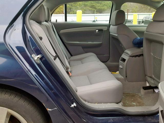 1G1ZH57B284195312 - 2008 CHEVROLET MALIBU 1LT BLUE photo 6