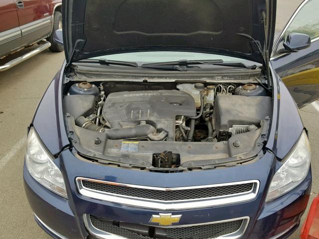 1G1ZH57B284195312 - 2008 CHEVROLET MALIBU 1LT BLUE photo 7