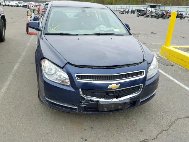 1G1ZH57B284195312 - 2008 CHEVROLET MALIBU 1LT BLUE photo 9