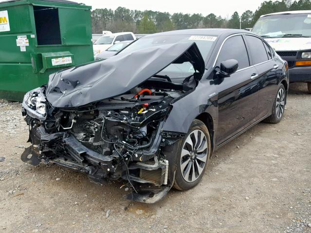 JHMCR6F51HC018606 - 2017 HONDA ACCORD HYB BLACK photo 2