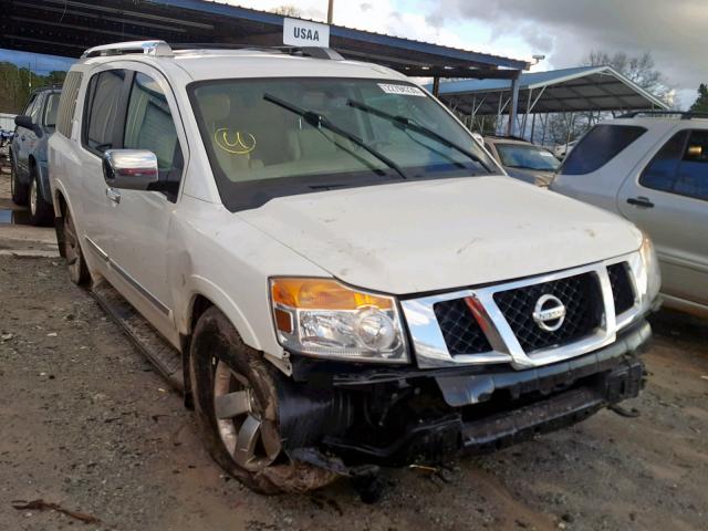 5N1BA0ND5BN621799 - 2011 NISSAN ARMADA SV WHITE photo 1