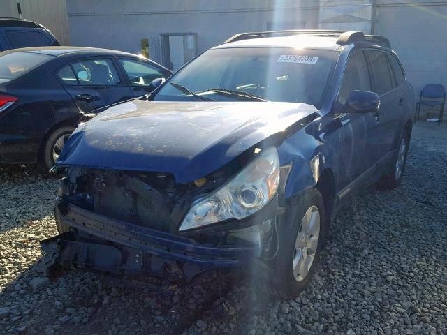 4S4BRBCC0B3335207 - 2011 SUBARU OUTBACK 2. 蓝色 照片 2