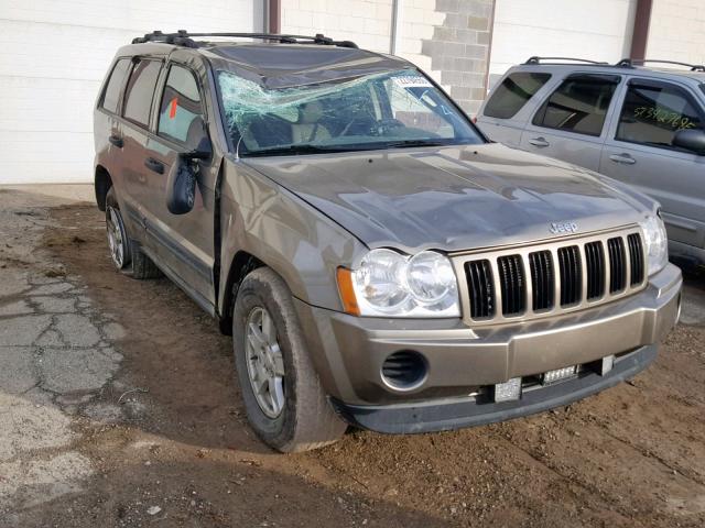 1J4GR48K35C500543 - 2005 JEEP GRAND CHER BROWN photo 1