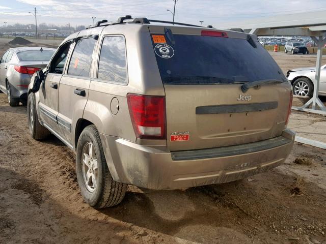 1J4GR48K35C500543 - 2005 JEEP GRAND CHER BROWN photo 3