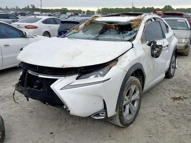 JTJYARBZ9H2071369 - 2017 LEXUS NX 200T WHITE photo 2