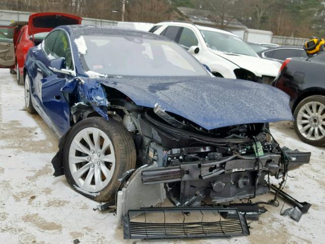 5YJSA1E26GF158778 - 2016 TESLA MODEL S BLUE photo 1