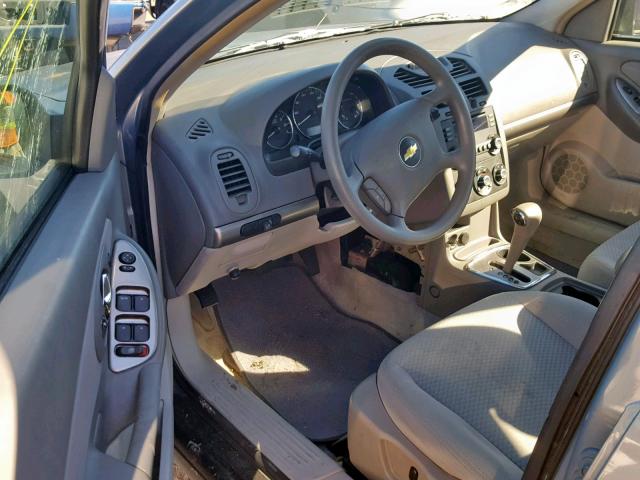 1G1ZS58F87F307519 - 2007 CHEVROLET MALIBU LS 灰色 照片 9