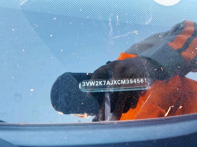 3VW2K7AJXCM394561 - 2012 VOLKSWAGEN JETTA BASE Կապույտ լուսանկար 10