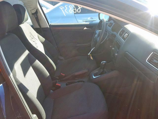 3VW2K7AJXCM394561 - 2012 VOLKSWAGEN JETTA BASE Կապույտ լուսանկար 5