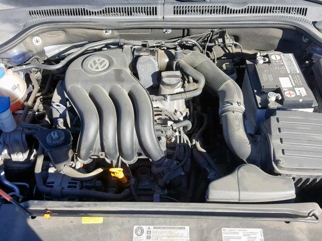 3VW2K7AJXCM394561 - 2012 VOLKSWAGEN JETTA BASE Կապույտ լուսանկար 7