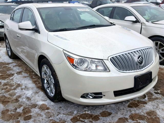 1G4GE5EV1AF145530 - 2010 BUICK LACROSSE C WHITE photo 1