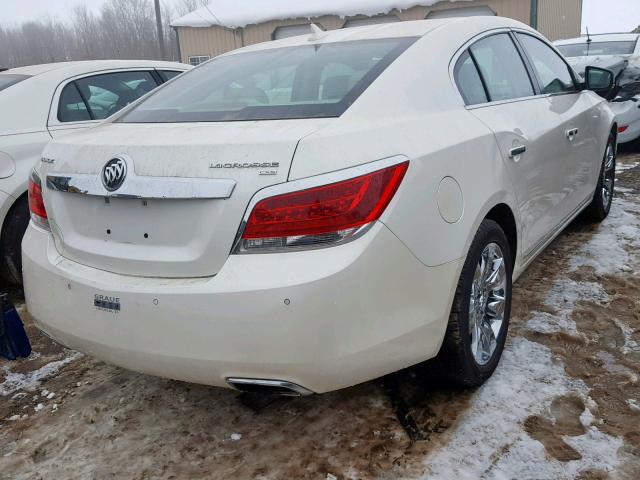 1G4GE5EV1AF145530 - 2010 BUICK LACROSSE C WHITE photo 4