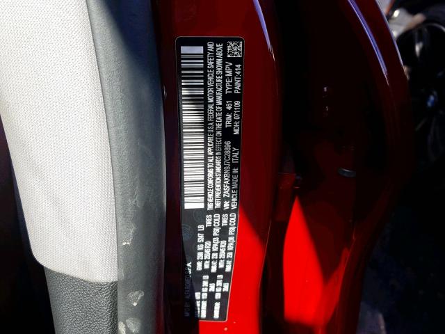 ZASFAKBN9J7C28896 - 2018 ALFA ROMEO STELVIO TI RED photo 10