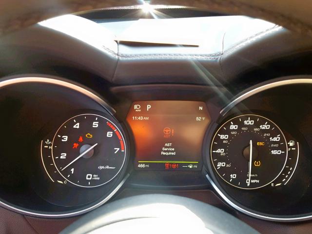 ZASFAKBN9J7C28896 - 2018 ALFA ROMEO STELVIO TI RED photo 8
