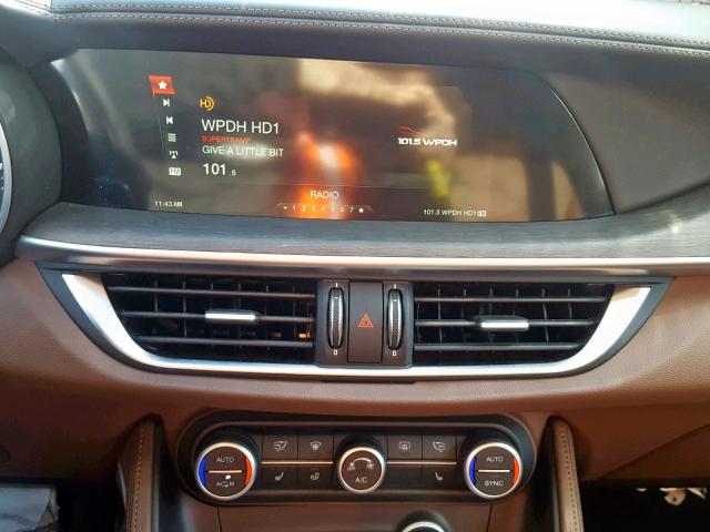 ZASFAKBN9J7C28896 - 2018 ALFA ROMEO STELVIO TI RED photo 9