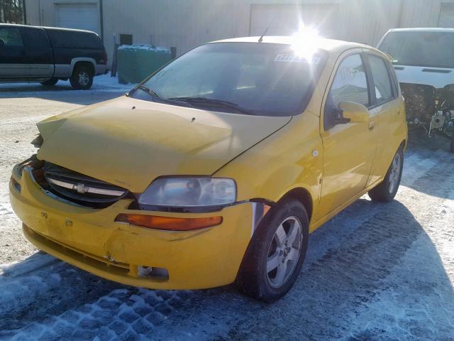 KL1TD66607B750147 - 2007 CHEVROLET AVEO BASE Ақ фото 2