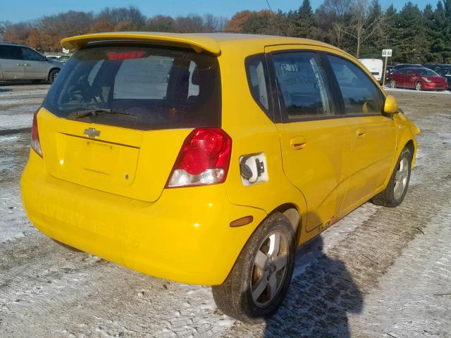 KL1TD66607B750147 - 2007 CHEVROLET AVEO BASE Ақ фото 4