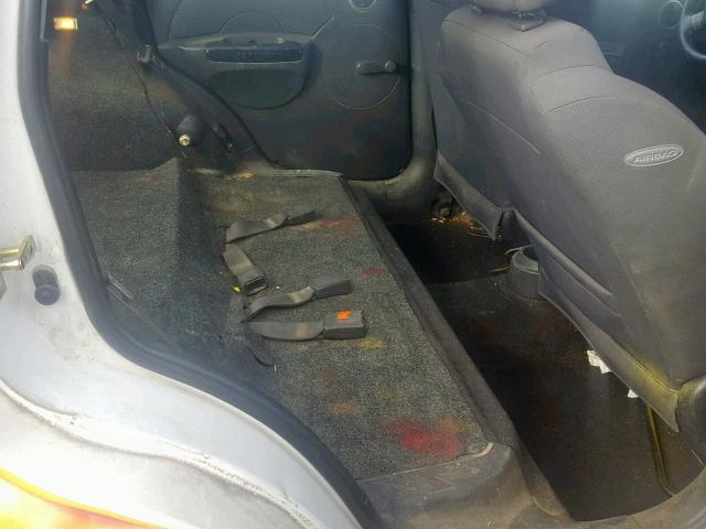 KL1TD66607B750147 - 2007 CHEVROLET AVEO BASE Ақ фото 6
