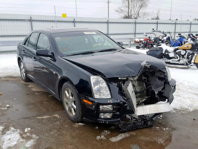 1G6DC67A250120192 - 2005 CADILLAC STS BLACK photo 1