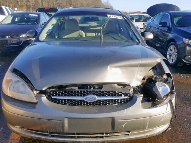 1FAFP55U51A234389 - 2001 FORD TAURUS SES GRAY photo 9