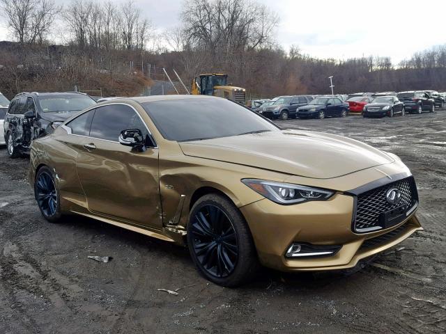 JN1EV7EL4JM390696 - 2018 INFINITI Q60 PREMIU GOLD photo 1