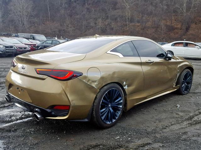 JN1EV7EL4JM390696 - 2018 INFINITI Q60 PREMIU GOLD photo 4