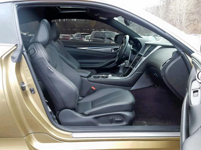 JN1EV7EL4JM390696 - 2018 INFINITI Q60 PREMIU GOLD photo 5