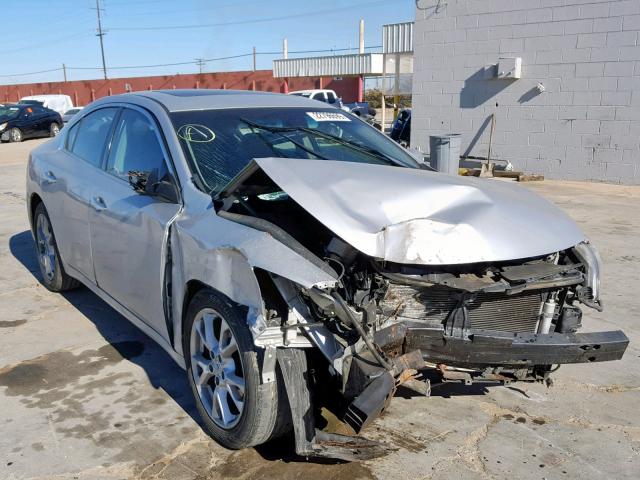 1N4AA5AP3DC833232 - 2013 NISSAN MAXIMA S SILVER photo 1