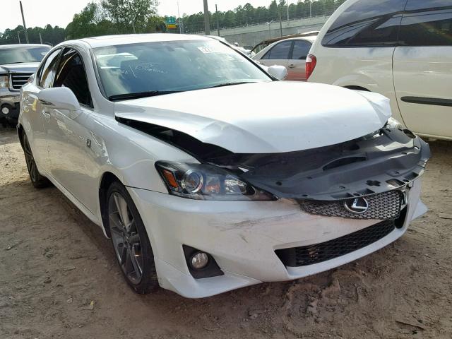 JTHBF5C20D5192092 - 2013 LEXUS IS 250 WHITE photo 1