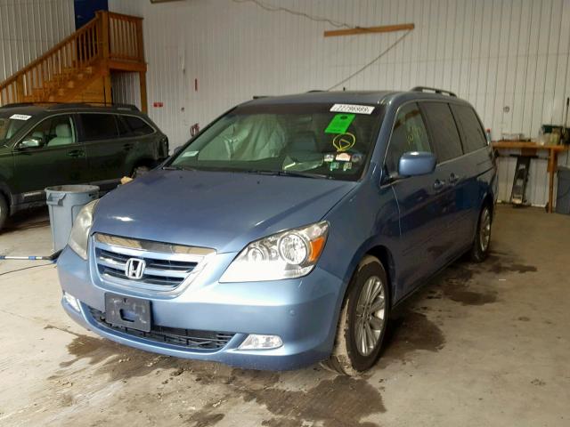 5FNRL38827B054972 - 2007 HONDA ODYSSEY TO BLUE photo 2