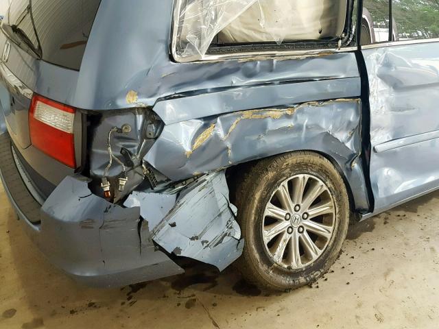 5FNRL38827B054972 - 2007 HONDA ODYSSEY TO BLUE photo 9