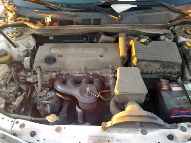 4T1BE46K49U870717 - 2009 TOYOTA CAMRY BASE WHITE photo 7