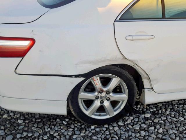 4T1BE46K49U870717 - 2009 TOYOTA CAMRY BASE WHITE photo 9