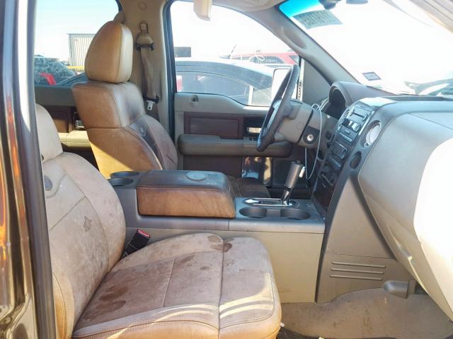 1FTPW12516KB42429 - 2006 FORD F150 SUPER BROWN photo 5